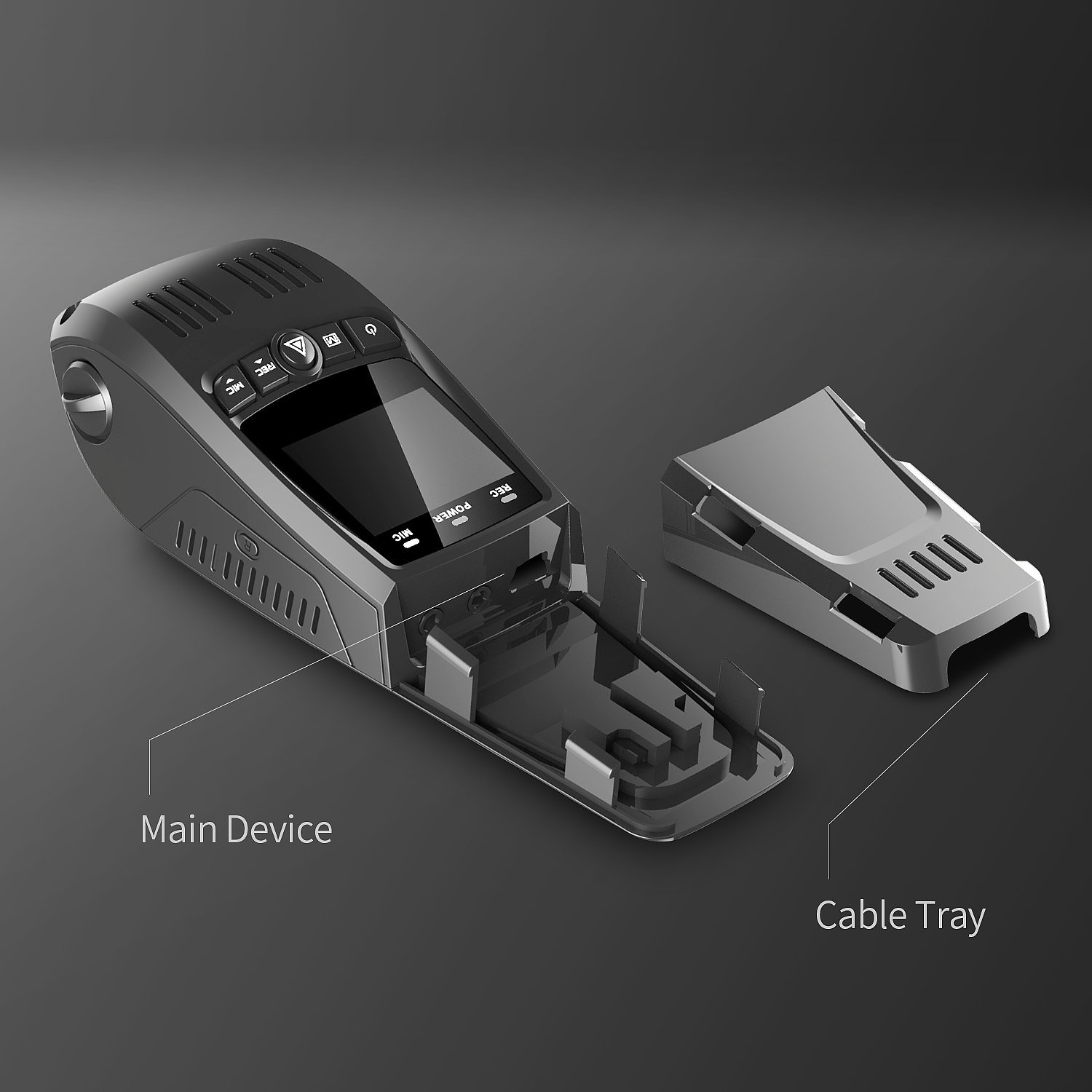 Pruveeo F5 Dashboard Camera Cable Tray